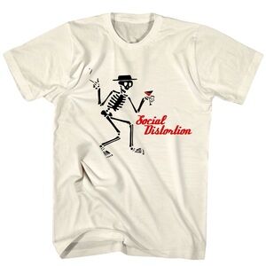 White Social Distortion t-shirt #punkrock